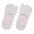 thumbnail image 1 of Flop Socks Tabi Socks Two Toe Non Slip Flat Beige, 1 of 8