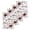 Gray Dark Red, variant on Wooden Grain Kitchen Dish Towels for Drying Dishes Set of 4, Red Country Texas Star Branches Berry Waffle Weave Microfiber Hand Tea Bathroom Towels Quick Dry & Absorbent Towel 15.7x23.6