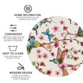 thumbnail image 4 of Disketp Watercolor Floral With Butterflies Funny Coasters,6 Pcs Leather Coasters With Holder, Perfect Housewarming Hostess Gifts,Protect Furniture From Water Marks Scratch And Damage, 4 of 9