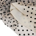thumbnail image 5 of Tulle Skirts for Women Elastic High Waist Pleated Midi Skirt Layered Polka Dots Print Skirt Mesh A-Line Swing Skirt, S-2XL, 5 of 7