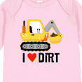 thumbnail image 4 of Inktastic Construction Truck I Love Dirt Boys or Girls Long Sleeve Baby Bodysuit, 4 of 5
