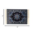 thumbnail image 2 of Posavasos De Alfombra, Juego De 4 Tapetes De Mesa Estilo Alfombra Turca, Accesorios Absorbentes Para Cocina Y Comedor, Protección Contra Derrames Y Goteo, Rectangular, 2 of 5