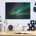 thumbnail image 6 of Luxe Metal Art 'Northern Lights Aurora Borealis 3' by Luxe Portfolio, Metal Wall Art, 16"x12", 6 of 9