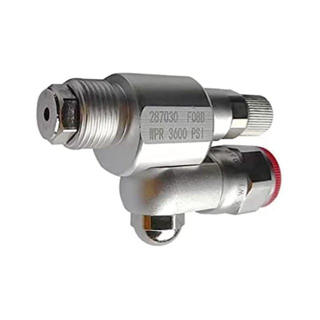 287030 Válvula de cierre de limpieza, extensión de pulverización de pintura sin aire a presión, válvula antisalpicaduras, Airless-AM