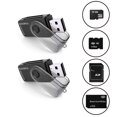 thumbnail image 1 of 2 Acuvar Lecteurs/écrivains de Cartes USB 2.0 SD, MS Pro, MMC, SDHC, MicroSD, DV, 1 of 6