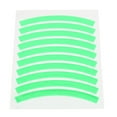 thumbnail image 4 of Mejore la visibilidad y el equilibrio de las bicicletas de los niños: pegatinas reflectantes de seguridad para ruedas de bicicleta de color verde, 4 of 8