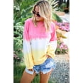 thumbnail image 2 of Sweatshirt Tie Dye pour Femmes Décontracté Léger Doux Confortable Ample Col Rond Tunique Grande Taille, 2 of 4