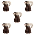 thumbnail image 1 of Minnieouse Pantalones cortos de verano para mujer, para niñas, banquetes, senderismo, cintura alta, pantalones holgados, estilo informal, ropa de Type2 NO2, 1 of 6