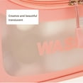 thumbnail image 2 of Bag Storage Lightweight Bags Long-Lasting Plain Simple Package Simple Multifunctional Cosmetics Cleansing Toothbrush Toothpaste for Camping White, 2 of 9