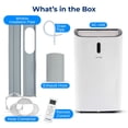 thumbnail image 7 of SereneLife Portable Air Conditioner, 14000 BTU (ASHRAE) SLPAC406W - White, 7 of 7