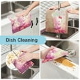 thumbnail image 2 of 6 Packs Cute Cat with Bow Kitchen Dish Towels Soft Absorbent Dish Cloths 11"x11", 2 of 9