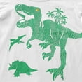 thumbnail image 4 of BOOMNY Toddler Baby Boys Clothes Sets Short Sleeve Cartoon Dinosaur Printed T-Shirts Stretchy Shorts 2Pcs Sports Outfit Sets Soft Loose Fit Summer Homewear Clothes Sets Suitable For Dailywear, 4 of 8