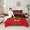 thumbnail image 4 of Castle Fairy Teens Black Girl Queen Comforter Set,Romantic Fashion Bedding Comforter Set, 4 of 8