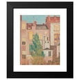 thumbnail image 2 of Georges Lemmen 20x24 Black Modern Framed Museum Art Print Titled - Houses (Houses) (1901), 2 of 5