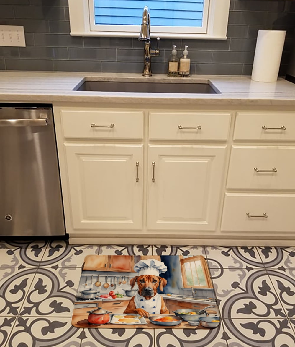 Yorkie Yorkshire Terrier The Chef Memory Foam Kitchen Mat