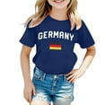 thumbnail image 2 of SHENGSI German Kids T-Shirt, German Kids' T Shirt 2024 Soccer Trikot Girls' T Shirt Summer Casual Top Fashion Printed Shirt Sports Casual T Shirt for Teens, 2 of 4