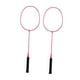 thumbnail image 4 of Raquetas de bádminton, raqueta de volante, 2 raquetas dobles, equipo de bádminton duradero, raquetas de bádminton para practicar césped, parejas Rosa, 4 of 7