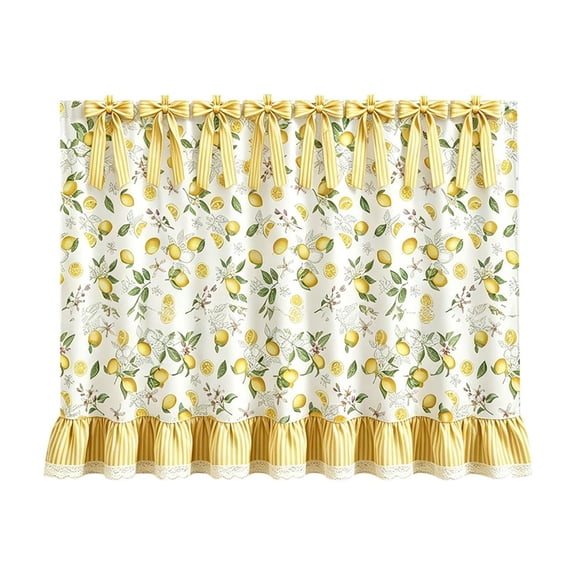 Oven Skirt Curtain,Heat Resistant Liner Stove Cover Skirt with Elegant Ruffle Trim | Rustic Handmade Oven Door Curtain for Furniture Surface Dustproof,29.72x21.65 Inch