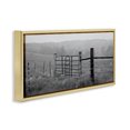 thumbnail image 3 of Stupell Industries Countryside Farmland Front Gate Landscape Photography Gold Floater Framed Canvas Art Print Wall Art, 25 x 11, 3 of 9