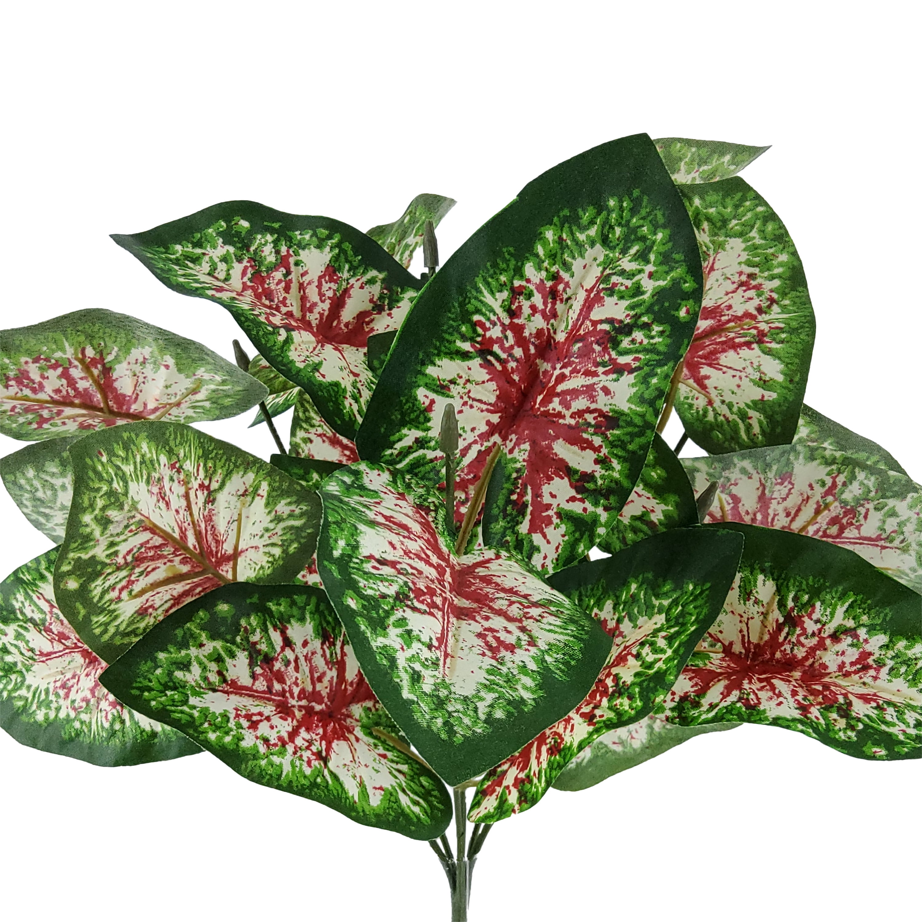 (4 pack) Mainstays 13" Indoor Artificial Green Watermelon Plant Pick, Green Color. Pot Not Included