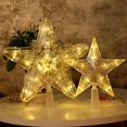 thumbnail image 4 of Luces LED de estrella luminosa para árbol de Navidad, pentagrama, caja de batería, decoración de habitación, 4 of 4