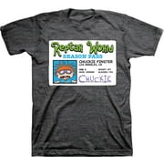 Mens Nickelodeon 90's Rugrats Shirt - Retro Nick Rugrats tee - Classic Nick Graphic T-Shirt (Charcoal Heather, Small)
