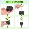 thumbnail image 4 of Uxcell 20-Pack Cloning Collars Inserts, Hydroponics Sponge Systems Cloning DIY Foam Cloner Inserts Fits 2" Net Pots [Purple, Green], 4 of 6