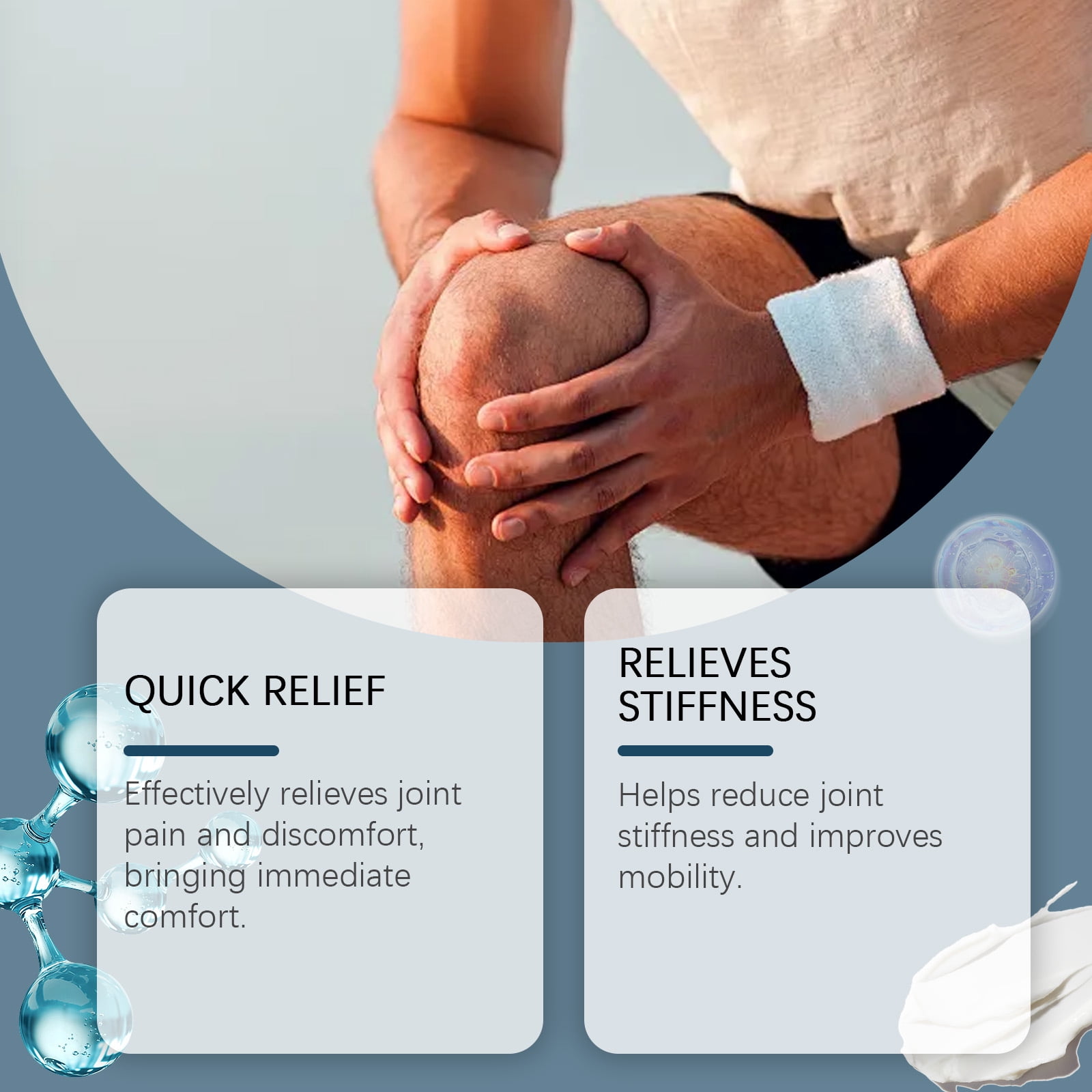 Alvantor Joint Nourishing Soothing Cream with Arnica & Vitamin K2 for Lumbar and Knee Pain Relief, 4.23oz