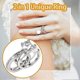 thumbnail image 2 of Women Rings , 2 In 1 Creative Combination Ring Set With Zircon And Versatile Fashion Ring , Jewelry Sets , Valentine\'s Day,Number 8, 2 of 5