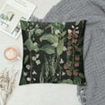 thumbnail image 2 of Nawypu  Throw Pillow Cover Lily Valley Fern Floral Buds Leaves Stems Hand Drawn Wildflower Spring Plant Square Pillow Case Cushion Cover for Home Car Decorative, 2 of 5