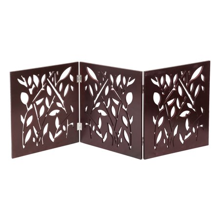 UPC: 0084358052904 | Etna Freestanding Wood Pet Gate 3-Panel Tri Fold Dog Fence – 48  Wide
