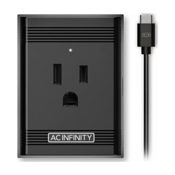 AC Infinity UIS Control Plug, Socket Adapter to Connect UIS Smart Controllers to Outlet Devices