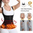 thumbnail image 3 of Women's Underbust Corset Waist Trainer Corset Shaper Vest Tummy Control Cincher With Adjustable Straps, 3 of 5