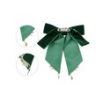 thumbnail image 3 of INSPIRE CHIC Women's Bow Ribbon Velour Alloy Wings Bow Brooch Accessories, 3 of 5