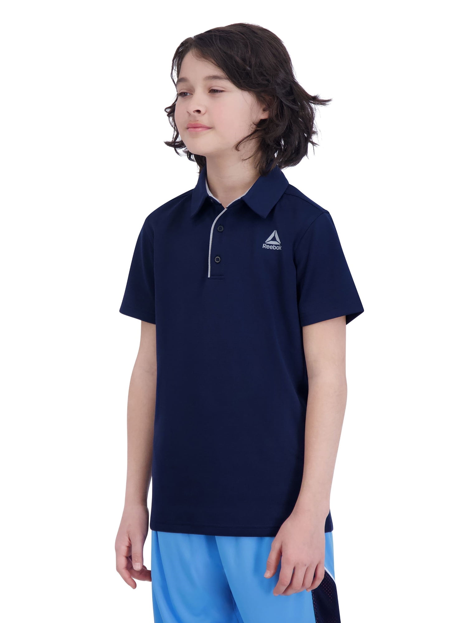 Reebok Boy's Performance Polo Uniform Shirt, Sizes 4-18