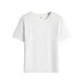 thumbnail image 3 of Gifts Clearance Solid Color Versatile Short Sleeved Top For Men Loose And Comfortable Basic Style Short Sleeved Round Neck Top/shirt L, White, 3 of 3