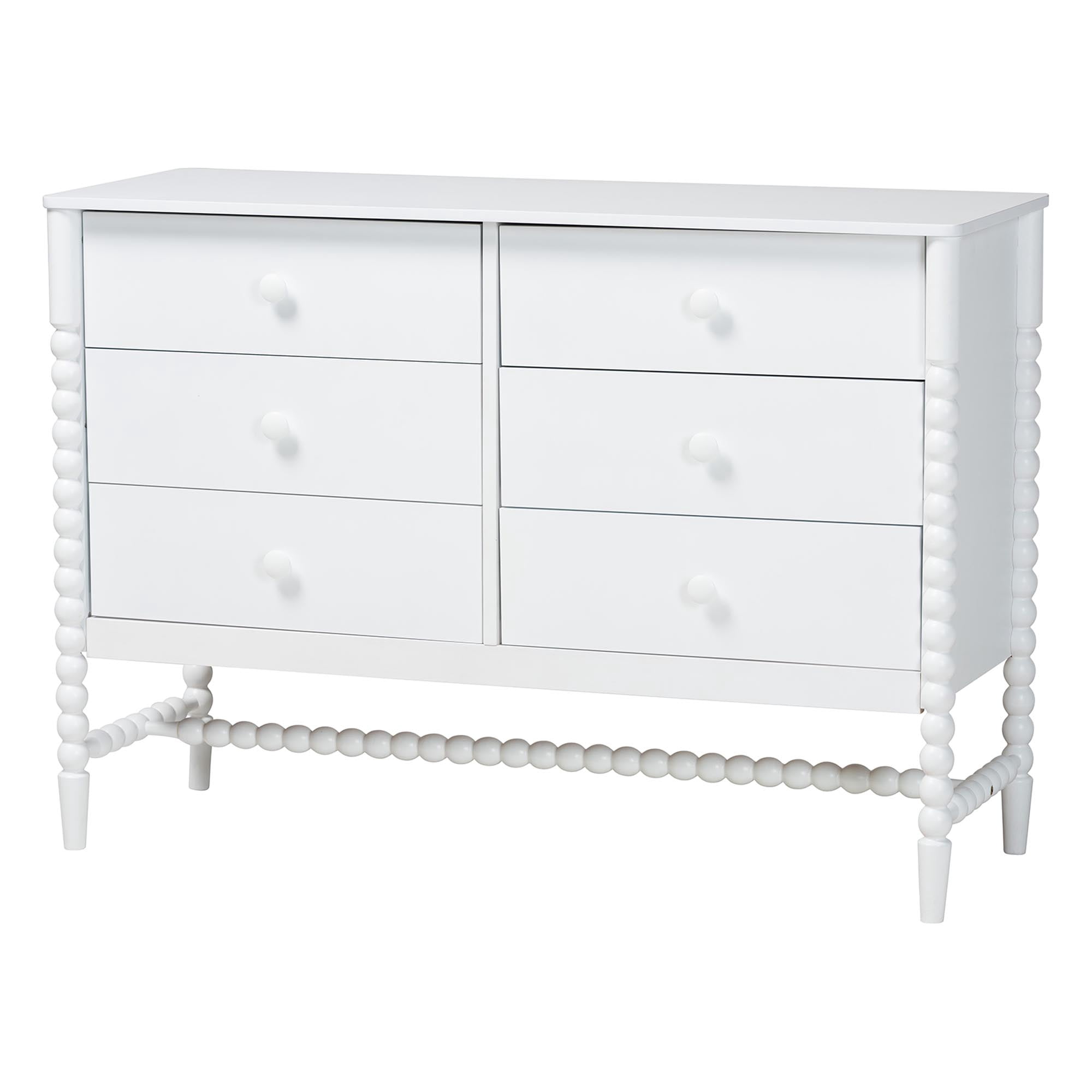 Baxton Studio Brantley Modern Farmhouse Bedroom Set, Queen, 4-Piece, White