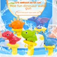 thumbnail image 4 of Pistola de agua de dinosaurio de dibujos animados para niños, juguetes de verano para jugar con agua, artículos de regalo para jardín de infantes, pistola de agua pequeña, 4 of 5