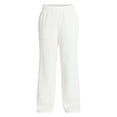 thumbnail image 5 of No Boundaries Soft Fleece Wide Leg Pants, 30” Inseam, 1 or 2-Pack, Women’s XXS-4X, 5 of 5