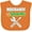 Orange, variant on Inktastic Mechanic in Training Boys or Girls Baby Bib