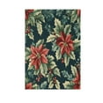 thumbnail image 6 of Yayeee Garden Flag 12"x18" Double Sided Outdoor Yard Lawn Holiday Decorations, Retro Christmas Poinsettia, 6 of 6