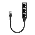 thumbnail image 1 of HLONK Répartiteur Réseau Adaptateur Réseau Répartiteur Réseau Haute Vitesse Cordon Répartiteur pour Good Cat5 Cat5e Cat 7 RJ45 1 Mâle vers 3 Femelles Adaptateur Réseau LAN, 1 of 8