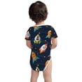 thumbnail image 6 of Rocae Spaceships and Stars for Baby Climbing Clothes Soft Baby Romper for Active Infants Comfortable and Breathable Crawling Jumpsuit Unisex Baby Outfit 18 Months, 6 of 8