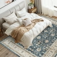 thumbnail image 5 of RUGKING Blue Large Area Rug 6'x9' Super Soft Ultra-Thin Washable Rugs for Bedroom Carpet, 5 of 9