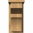 thumbnail image 2 of 7 1/2"W x 12"D x 16"H Monterey Smooth Corbel w/Backplate, Western Red Cedar, 2 of 9