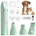thumbnail image 1 of 4 In 1 Cat Dog Grooming Kit Cordless Electric Quiet Hair Clipper Set, 1 of 5