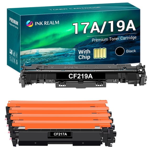 Ink realm Compatible Toner   Drum Unit Replacement for CF217A CF219A (4 x CF217A Toner   1 x CF219A Drum Unit)