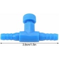 thumbnail image 4 of Bomba de aire para acuario de 3 vías Válvulas de control de plástico Válvulas de control de flujo de aire para peceras Conectores de tubos en línea para acuario Forma de T 10 piezas, 4 mm, 4 of 5