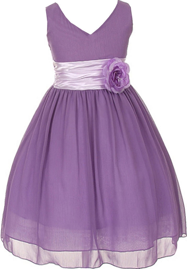 girls chiffon dress