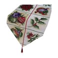 thumbnail image 1 of Etsjal Chemin de Table en Coton et Lin de Noël Décoration de Table Familiale Nappe, 1 of 1